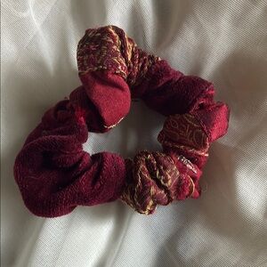 Elegant Red Scrunchie